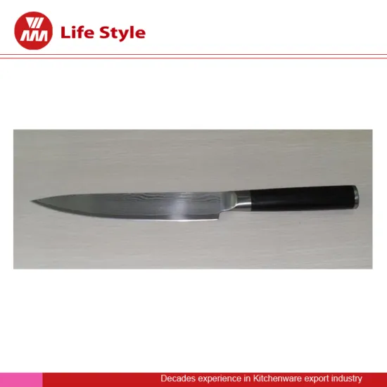 8" S/S Kitchen knife damascus knife with ABS handle