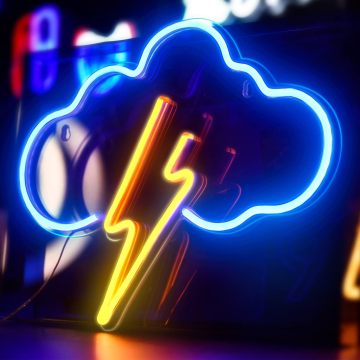 Shenpu Cloud dẫn đèn tường neon cho phòng ngủ