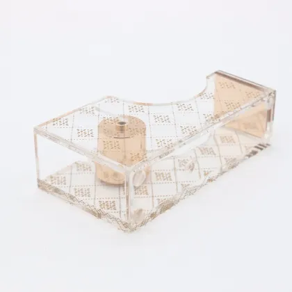 Clear Desktop Stationery Tape Dispenser - Office Supplies Adhesive Tape Dispenser