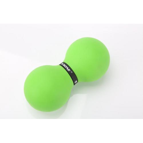 Double lacrosse rubber ball