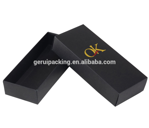 high quality customized logo design packaging paper box for underwear or sock