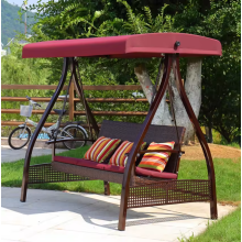 Patio swing met stand buitenmeubelset kinderen volwassenen tuin Relax hangmat dubbele rieten rattan hangende ei swing stoel