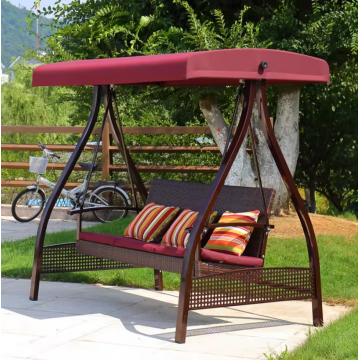 Swing del patio con set di mobili da esterno per esterni per bambini adulti da giardino rilassata a doppio vimini rattan sedia azionaria per uova appesa