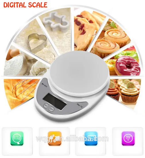 High Quality Kitchen Tools Electronic Desktop Weighing Scale Portable Digital Kitchen Baking Scale