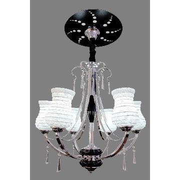 glass lampshade crystal chandelier lamp