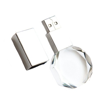 Custom Pendrive Transparent Crystal Shiny Usb Flash Drive