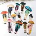 12Pcs/Lot Retro Cartoon Mushroom Head Person Stickers DIY Craft Scrapbooking Album Journal Happy Planner Decorative Stickers