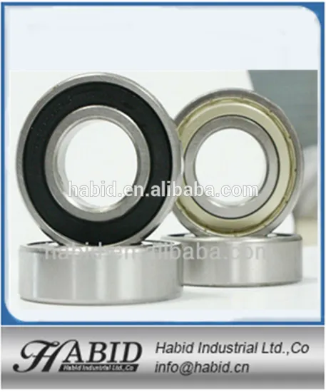 China industrial chrome steel 6000zz deep groove ball bearing for electric skateboard