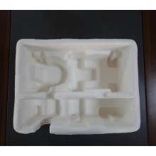 Biodegradable molded pulp industrial packaging paper tray