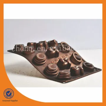 Silicone chocolate baking mould