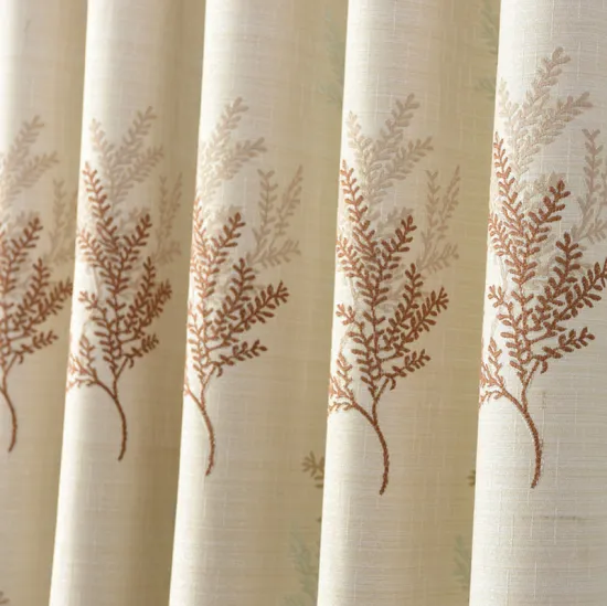 Embroidered Organza Curtain Fabric: Elegant Design Options for Your Home Décor