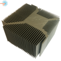 Perfil de disipador de calor de aluminio de extrusión industrial personalizada