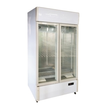 Supermarket Milk Coolers: Vertical Fridge Showcase