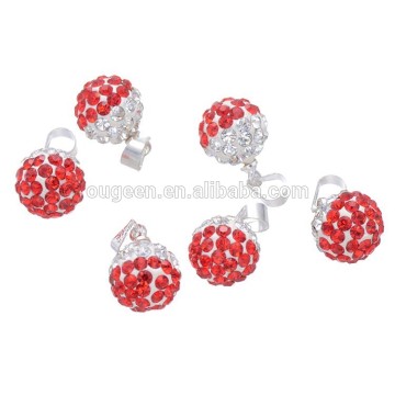 Various colors 10mm Fimo Semi precious beads pendant necklace