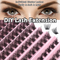 D Curl Natural Cluster Lash Extensions