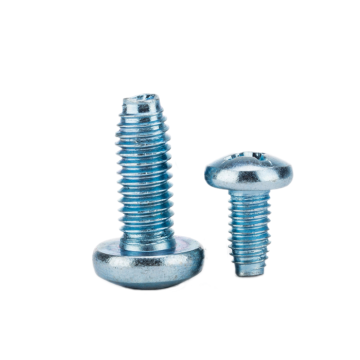 Zinc Plated Pan Head Phillips Screw Fasteners M2 M2.5 M3 M4 M5 M6