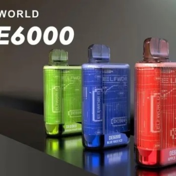 ELFWORLD DE 6000 Puffs Disposable Vape Pod Wholesale E-Cigarette