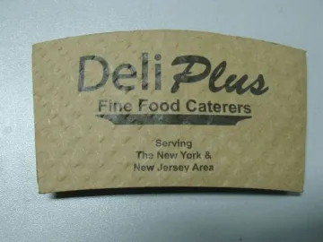 strong kraft paper cup sleeve with printing
