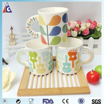 custom cartoon decal printing tea cup / ceramic mug