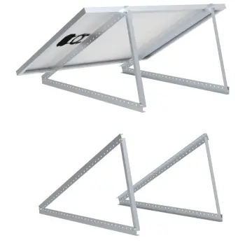 Factory Aluminium Adjustable Triangle Solar Bracket Mounting for Flat Roof Wall