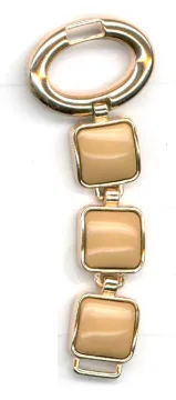 T-Strap Flat Sandal Chain for Women, Rhinestone Chain Sandal