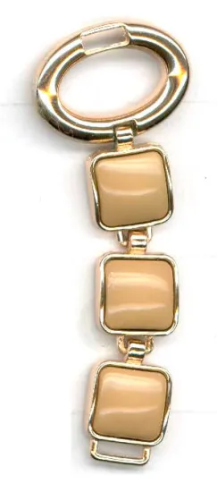 T-Strap Flat Sandal Chain for Women, Rhinestone Chain Sandal