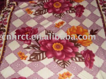 polyester blanket double ply printed