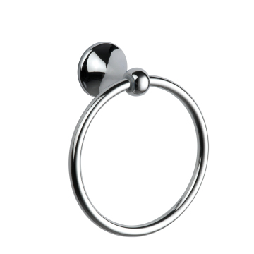 New Design Towel Ring Zinc Alloy Hotel Bathroom Accessories Chrome Towel Rings