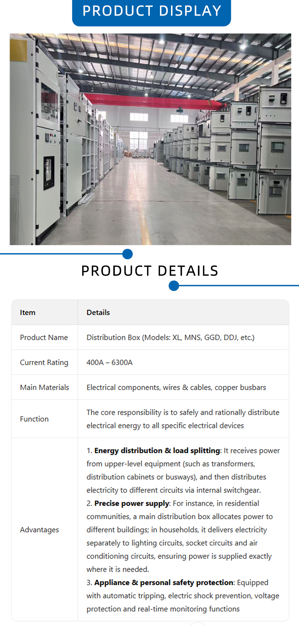 Electrical Power Distribution Cabinet X