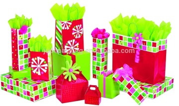 Bright Paper gift packaging bag for Christmas