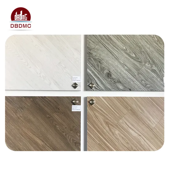 Wood Grain PVC vinyl Click Lock Flooring for commercial