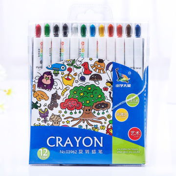 卸売非毒性のない子供の17cmツイスト可能なオイルクレヨンセット
