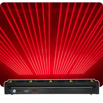 Knight Red 8 Eyes Beam Moving Head Laser Light for DJ and Bar Use