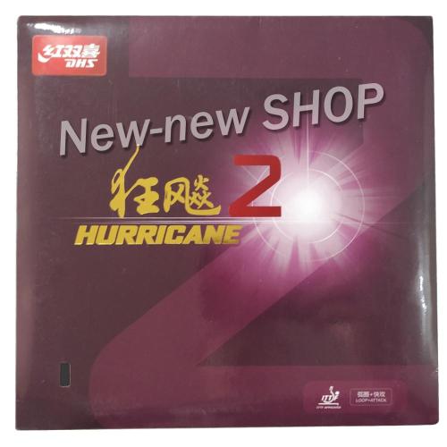 DHS Hurricane2 Hurricane 2 Hurricane-2 Pips-In Table Tennis PingPong Rubber with Sponge