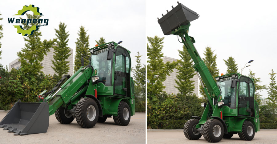 900kg diesel mini wheel loaders photo