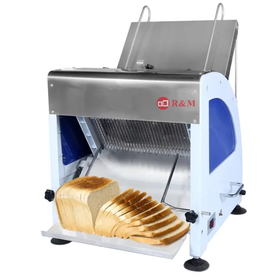 Portable Tabletop Bread Slicer Cutter with 12mm and 20mm Stainless Steel Blades