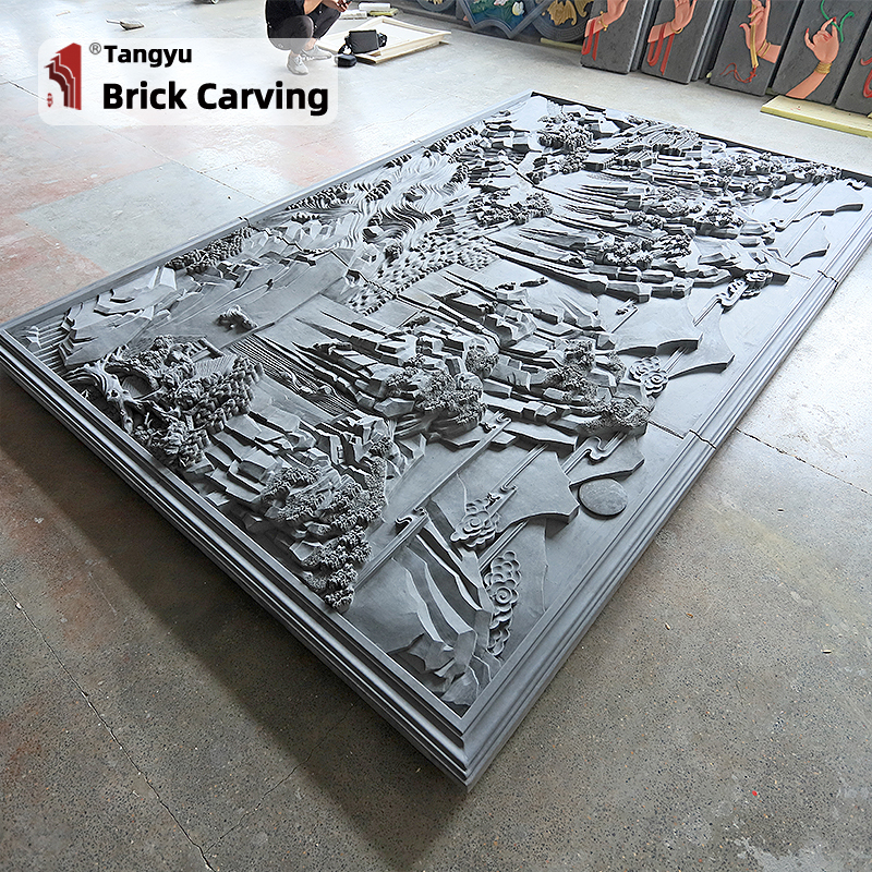 Quadrangle Decorative Relief