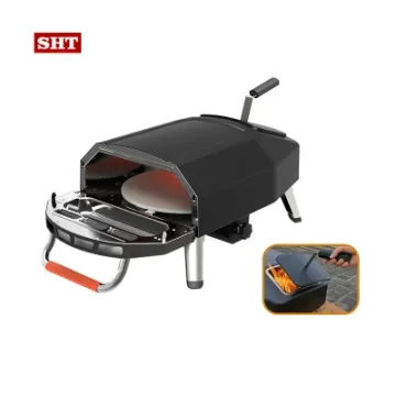 16 Inch Stainless Steel Outdoor Kitchen Small Handle Pizza Oven