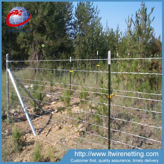 factory direct sale cattle fence / cattle fence post / hinge joint grassland fence