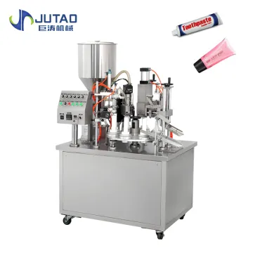 plastic aluminum cosmetic tube filling and sealing machine for lotion cream facial cleanser foam toothpaste