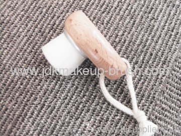 Nylon Hair Face Cleaning Brush With Wooden Handle 