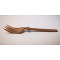 Degradable disposable shaped fork