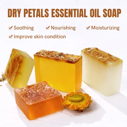 Vegan Jasmine Calendula Facial Soap