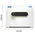 Tiger Electronic Safe z kluczem awaryjnym i hasłem
