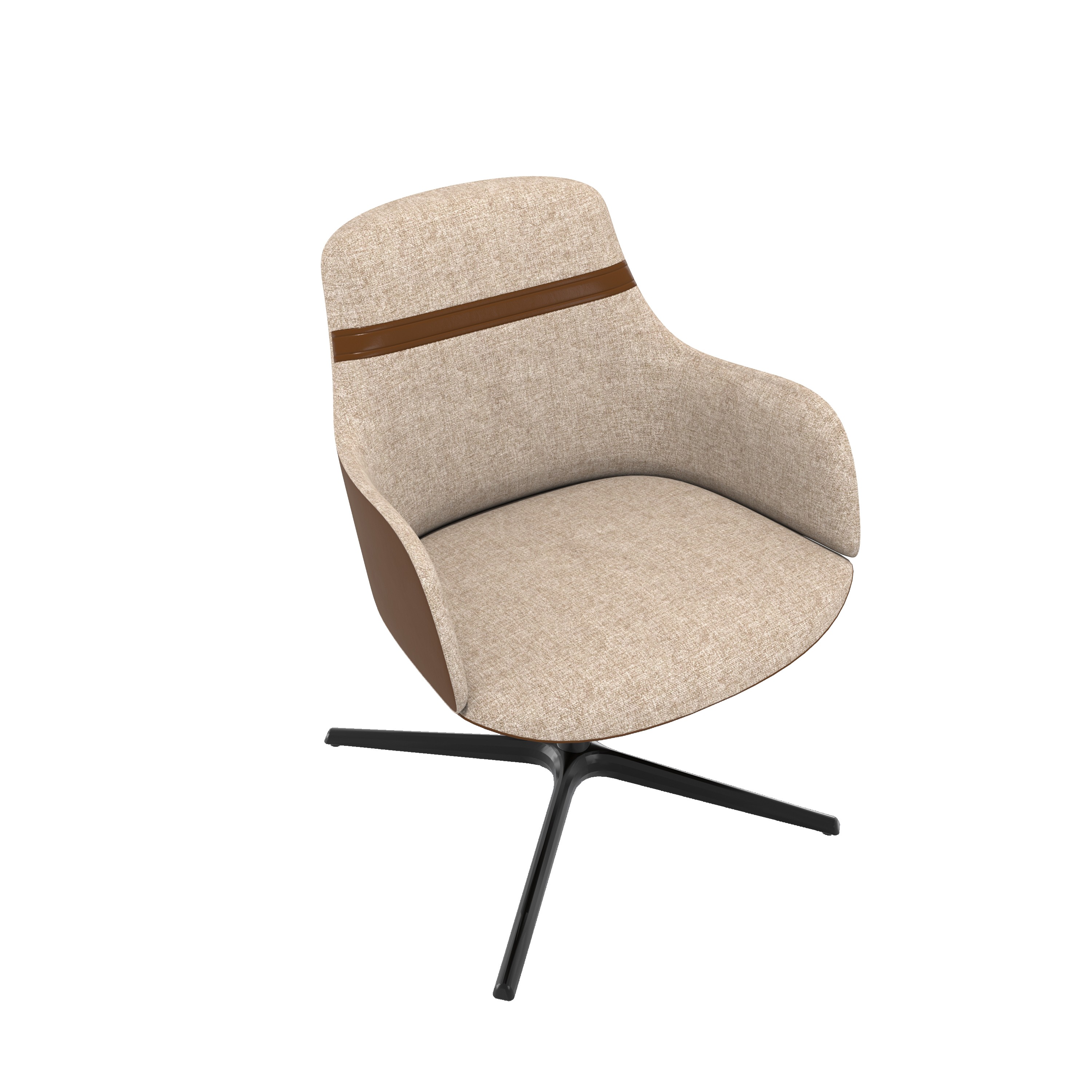 Strength Factory Efficient Office Building Negotiation Room Grey Plastic Steel Conference Chair