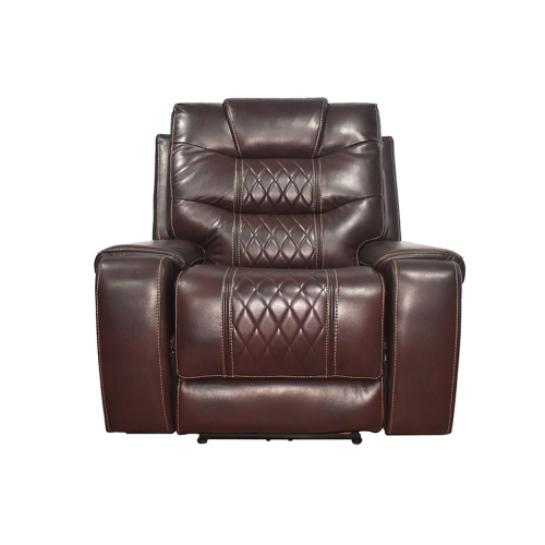 Living Room Leather Electric Recliner Sofa Set