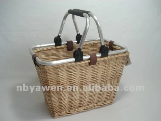 large wicker basket with handles