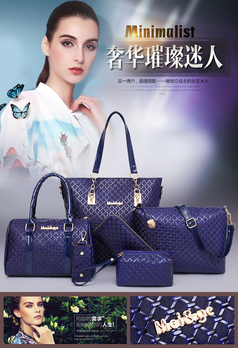 Loostar Promotion Low Price Korean PU-Shoulder Ladies bag