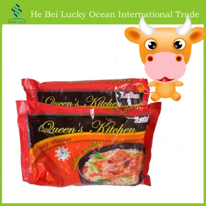 good taste instant noodles with seasoning beef flavour