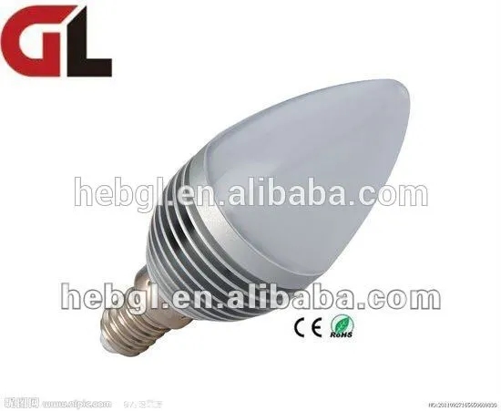 3w Energy-saving LED Candle bulb lights 3W CE